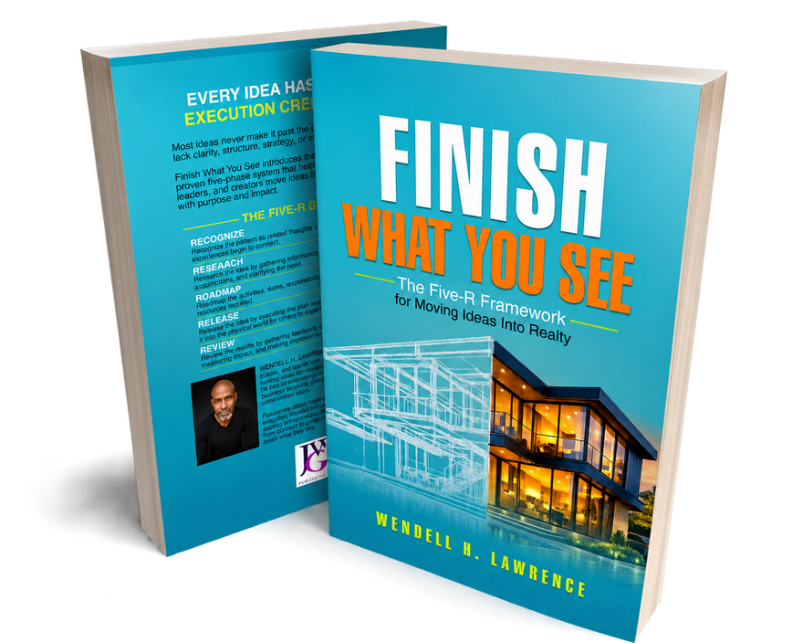 Finish What You See — book cover mockup